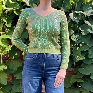 Y2K Sequin Sweater